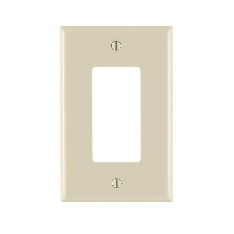 Leviton M56-0PJ26-0TM Wallplate Pack, 4.88 in L, 3.13 in W, 1-Gang, Nylon, Light Almond