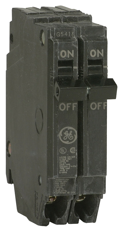 GE THQP230 Feeder Circuit Breaker, Type THQP, 30 A, 2-Pole, 120/240 V, Non-Interchangeable Trip, Plug