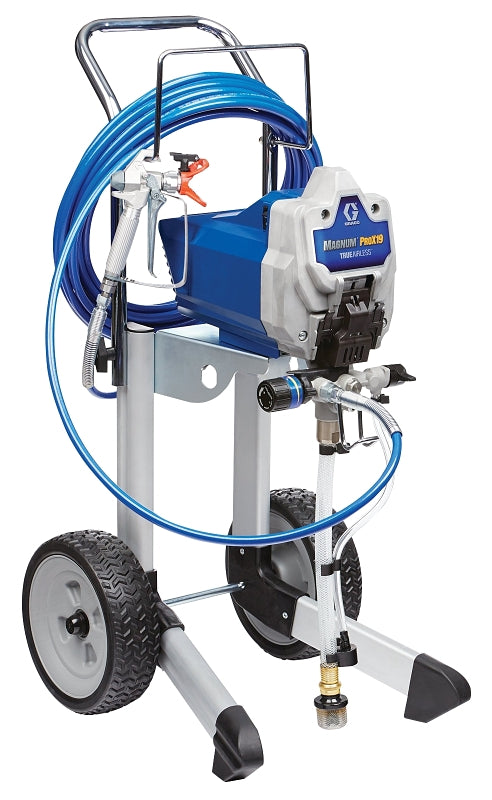 Graco 17G180 Electric TrueAirless Sprayer, 0.875 hp, 50 ft L Hose, 0.019 in Tip, 0.38 gpm, 3000 psi, Piston Pump