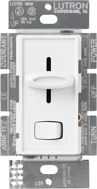 S-600PH-WH WHT SLIDE DIMMER