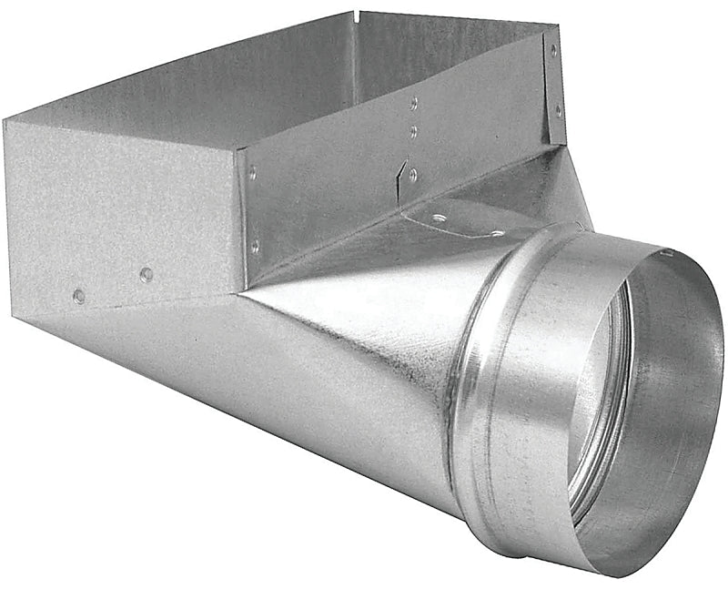 Imperial GV0624 Angle Boot, 3-1/4 in L, 10 in W, 6 in H, 90 deg Angle, Steel, Galvanized