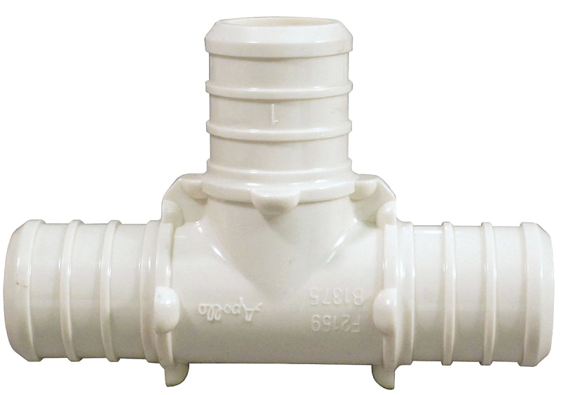 Apollo ApolloPEX Series PXPAT125PK Pipe Tee, 1/2 in, Barb, Poly Alloy, 200 psi Pressure