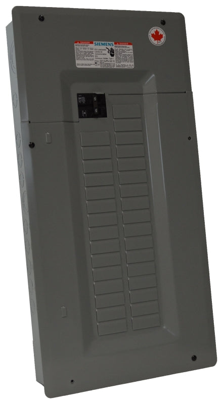 Siemens XP32100CAFI Circuit Load Center Panel, 100 A, 32 -Circuit, Wall Mounting, Gray