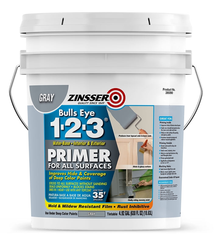 Zinsser 285090 Primer, Gray, 5 gal