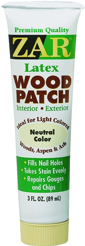 ZAR 30941 Wood Patch, Paste, Amine, 3 oz Tube