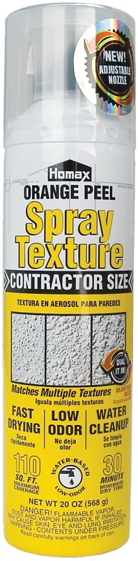 Homax 4092-06 Wall Texture, Liquid, Ether, Gray/White, 20 oz Aerosol Can