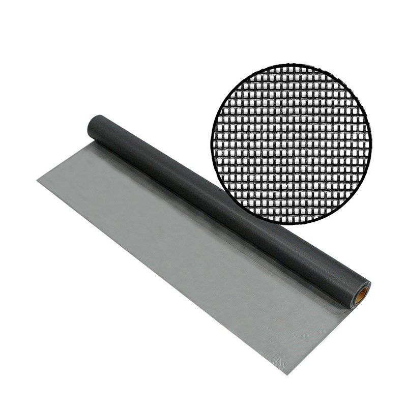 Phifer 3003903 Door and Window Screen, 100 ft L, 72 in W, Fiberglass, Charcoal