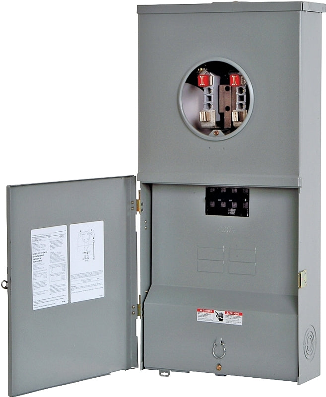 Siemens MC0408B1200RT Meter Combination Load Center, 200 A, 4 -Space, 4 -Jaw, 8 -Circuit, NEMA 3R Enclosure