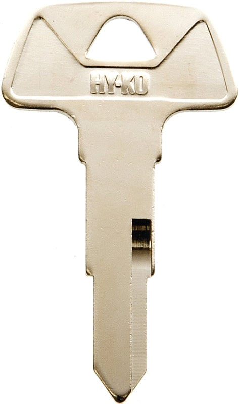 Hy-Ko 11010HD74 Key Blank, Brass, Nickel, For: Honda's Motorcycle