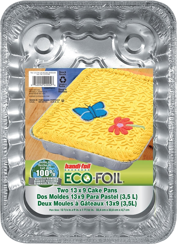 Handi-Foil 22002TL-15 Utility Pan, 12-3/4 in OAL, Aluminum