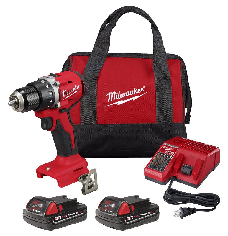 Milwaukee M18 3601-22CT Drill/Driver Kit, Battery Included, 18 V, 1/2 in Chuck