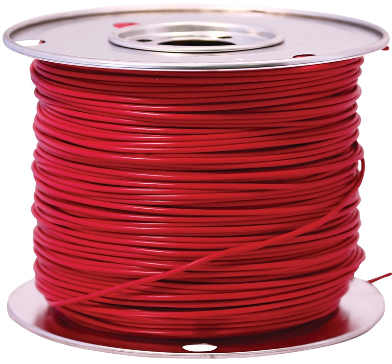 CCI 55668023 Primary Wire, 16 AWG Wire, 1-Conductor, 60 VDC, Copper Conductor, Red Sheath, 100 ft L