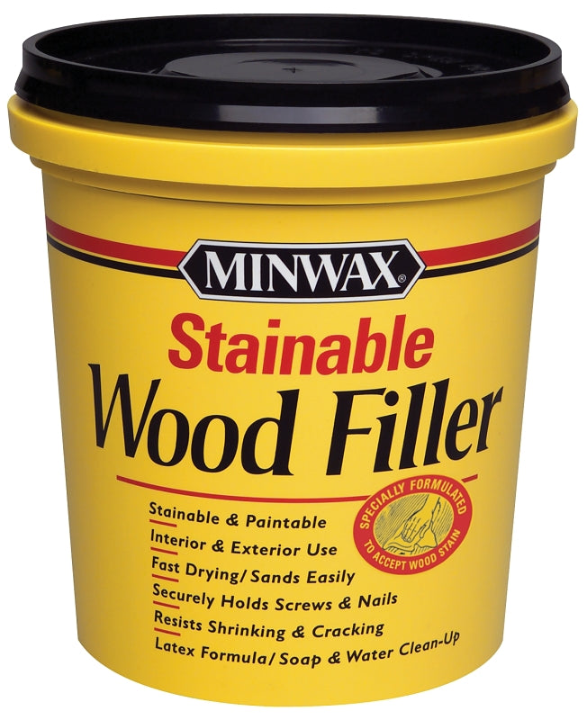 Minwax 42853000 Wood Filler, Solid, Natural, 16 oz