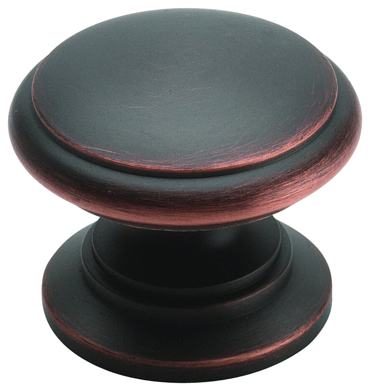 Amerock Classics Series BP1466ORB Cabinet Knob, 1 in Projection, Brass, Oil-Rubbed Bronze