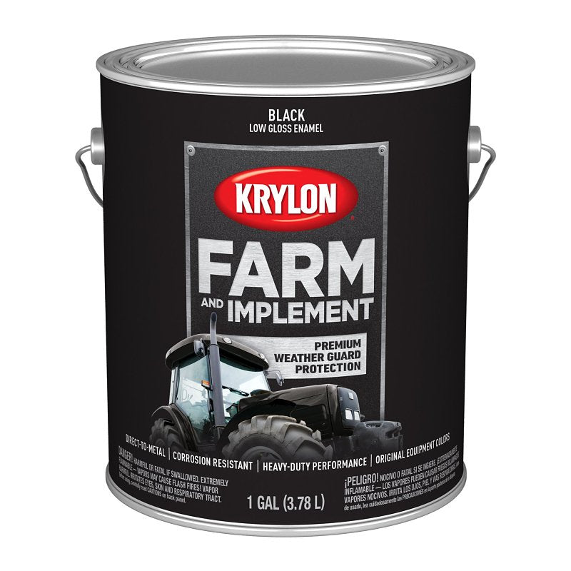 PAINT LOW GLOSS BLACK 1GALLON