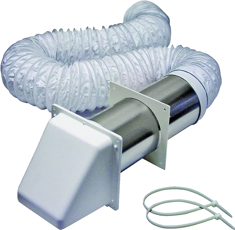 207W  WHITE VINYL VENT KIT 4X8
