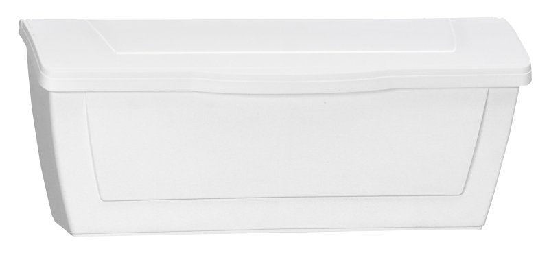 Pro-Df P55000 Small Mailbox, 440 cu-in, Plastic, Textured, White, 15-1/2 in W, 4.13 in D, 6-1/2 in H