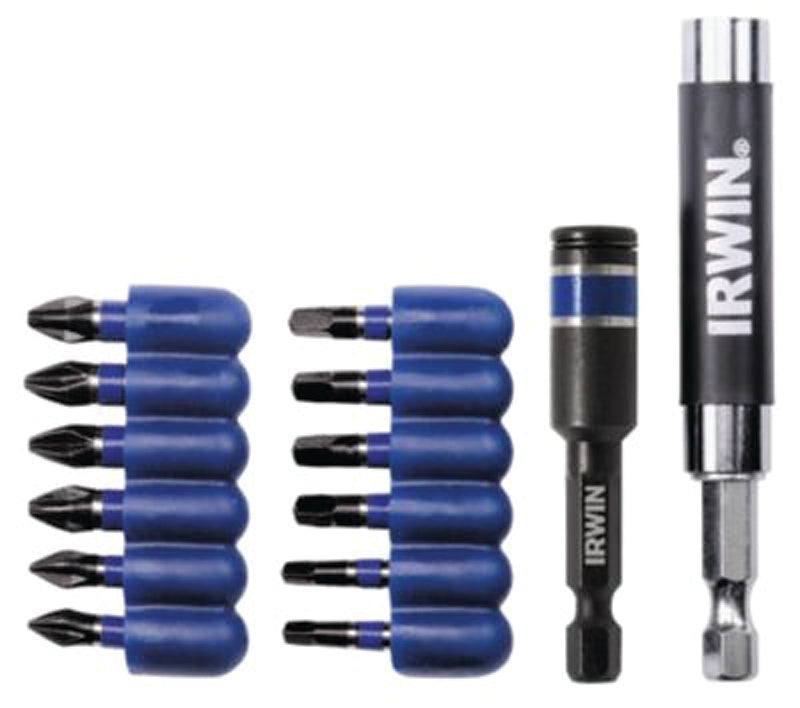 Irwin 1840314 Impact Drive Guide Set, 14-Piece, Steel, Black Oxide