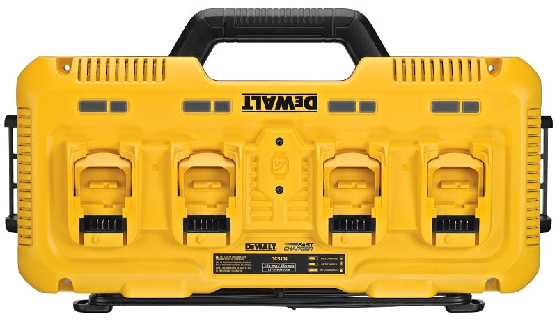 DeWALT DCB104 Battery Charger, 12, 20 V Input, 60 min Charge