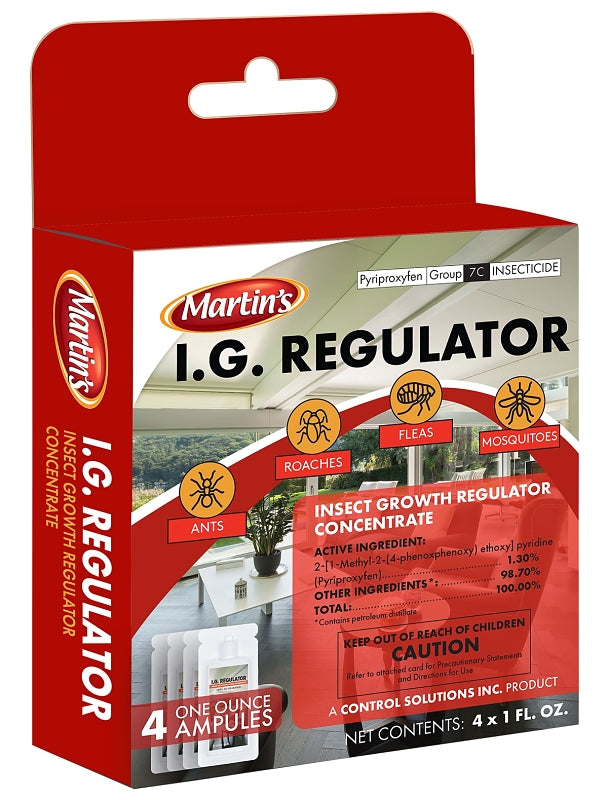 Martin's 82005202 Insect Growth Regulator, Liquid, 4 oz Bottle