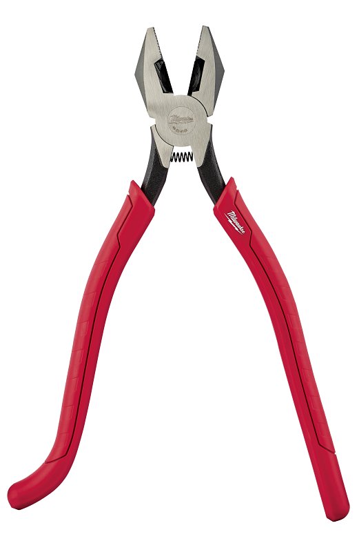 Milwaukee 48-22-6102 Iron Workers Plier, 4.252 in OAL, 1-1/4 in Jaw Opening, Red Handle, Curved Handle