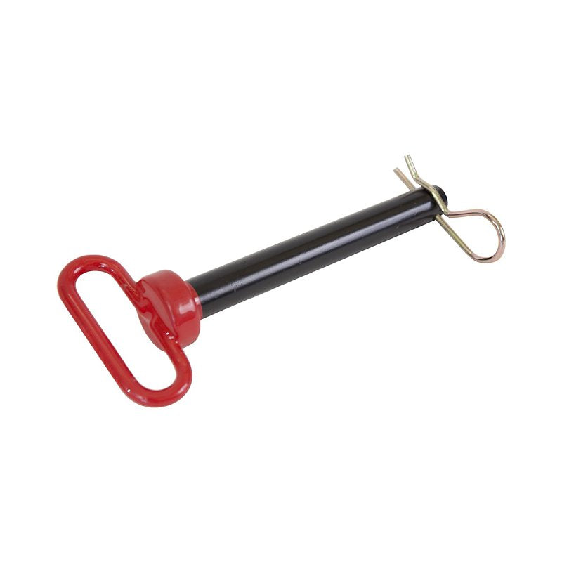 Koch 4011323 Hitch Pin with Hair Pin, 5 Hitch, 5/8 in Dia Pin, 5-3/4 in OAL, HCS/Vinyl, Powder-Coated