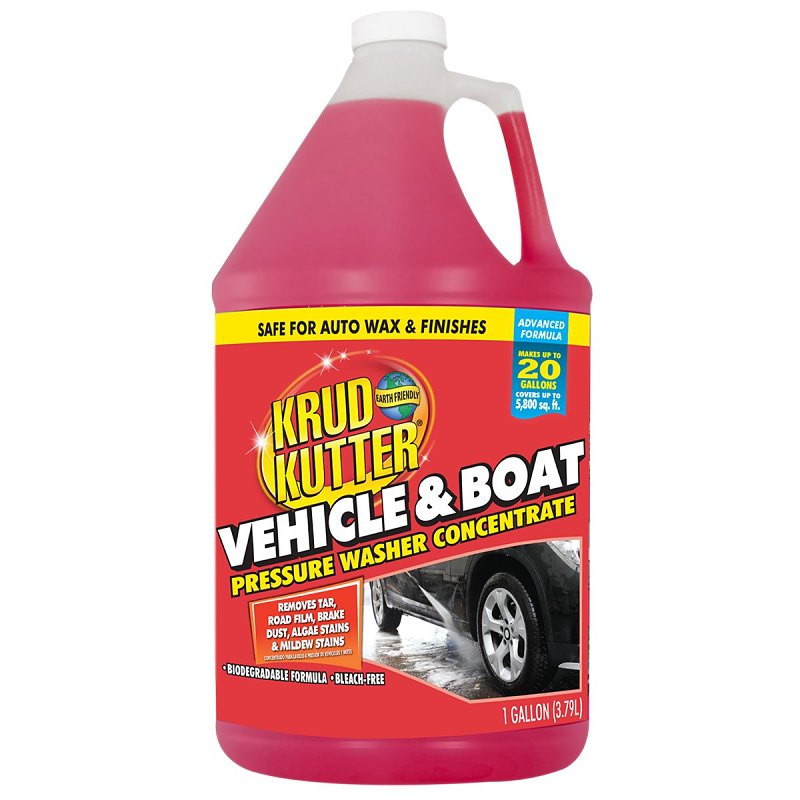 Krud Kutter Advanced Formula 385463 Vehicle and Boat Pressure Washer Concentrate, Liquid, 1 gal Bottle