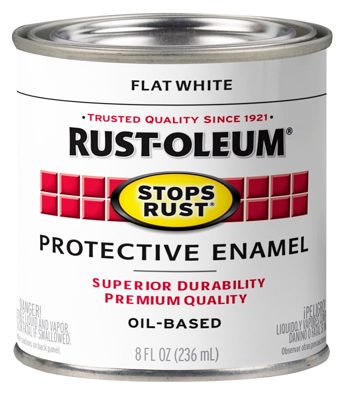 353493 ENAMEL RST VOC FLT WHT