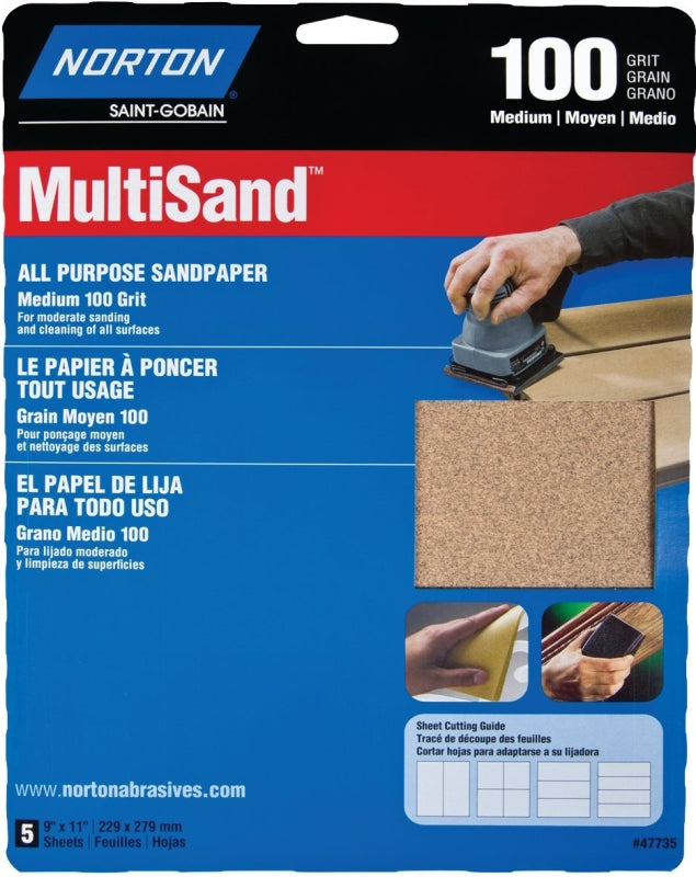 47735 SANDPAPER ALOX 9X11 100