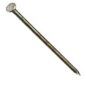 ProFIT 0054272 Finishing Nail, 10 in L, Carbon Steel, Hot-Dipped Galvanized, Flat Head, Round Shank, 50 lb