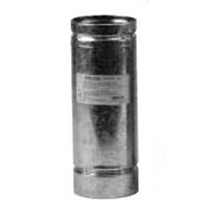 Selkirk 3VP-12 Vent Pipe, 3 in OD, 12 in L, Stainless Steel, Galvanized