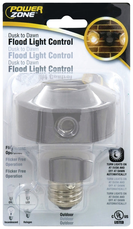 PowerZone Photocell Adapter with Par38, Flood Light Control