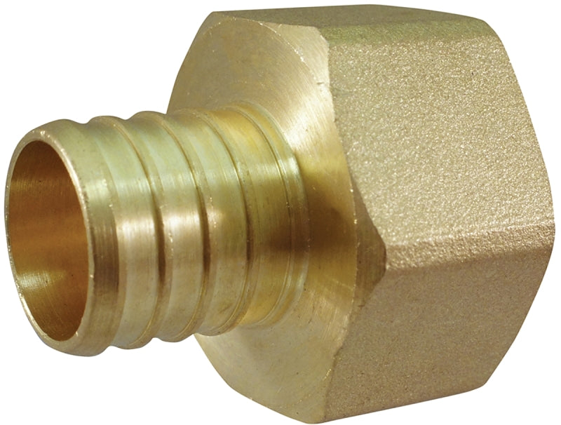 Apollo APXFA11 Pipe Adapter, 1 in, PEX x FPT, Brass, 200 psi Pressure