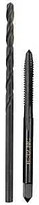 Milwaukee 49-57-5515 Drill and Tap Bit, HCS, Black Oxide, Specifications: #6-32 NC Straight Flute Plug Tap, #36 Drill