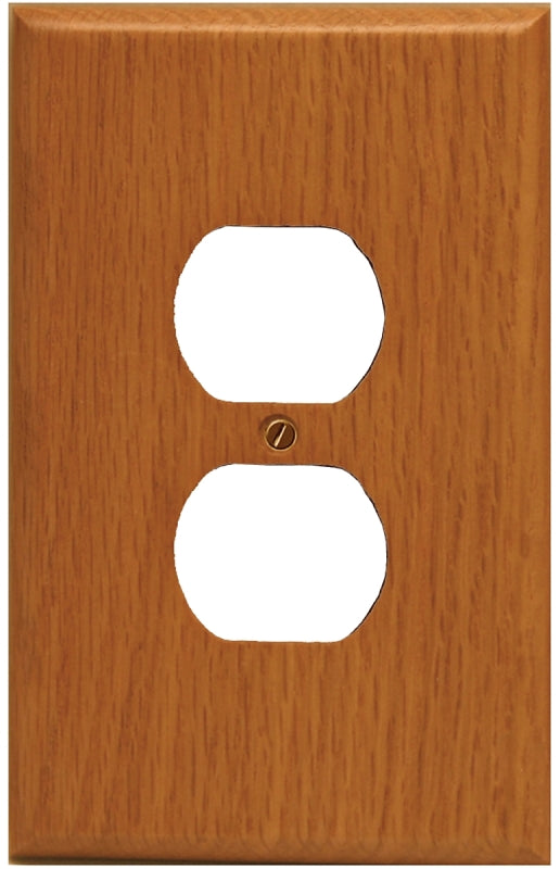 4-430D HONEY OAK WALLPLATE 1-D
