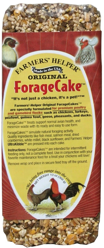 CS08305 CAKE FORAGE 13OZ CHIKN