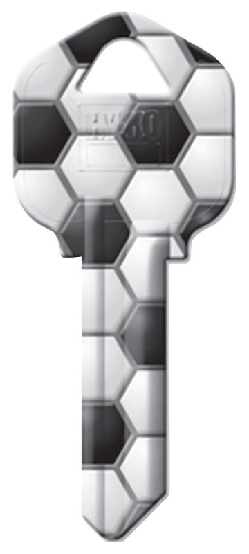 Hy-Ko 16010KW1-28 Key Blank, Brass, Nickel-Plated, For: Kwikset KW1 Keyways