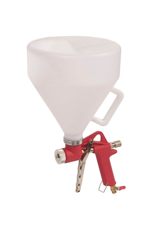 Hyde 09980 Air Texture Hopper Gun, 1.5 gal Hopper, 6.5 cfm, Metal/Plastic