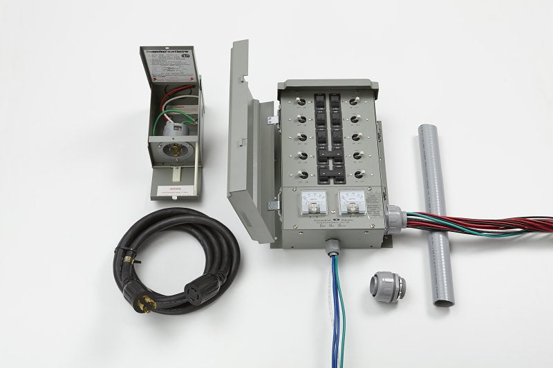 Connecticut Electric EGS10750G2KIT Transfer Switch Kit, 30 A, 240 V, 10 -Circuit
