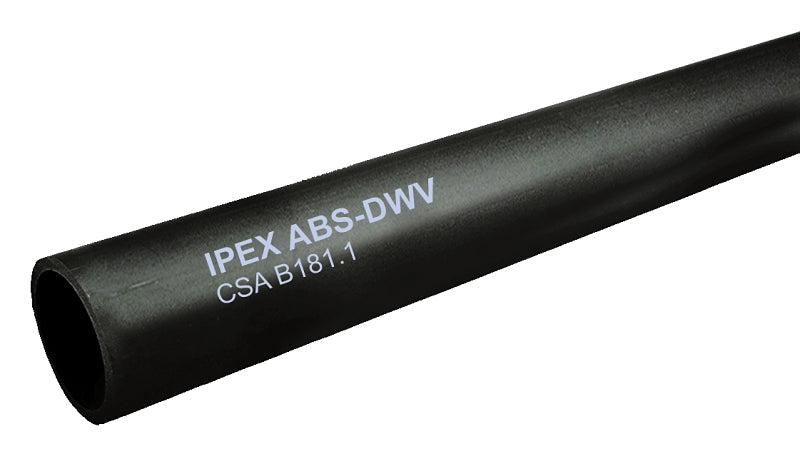 IPEX 009133 Pipe, 3 in, 12 ft L, SCH 40 Schedule, ABS