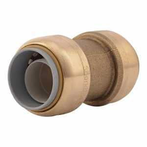 SharkBite Max UR4016A Transition Pipe Coupling, 3/4 in PB x 3/4 in PTC, Brass, 200 psi Pressure