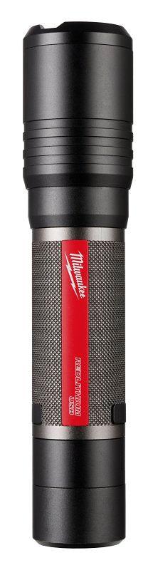 Milwaukee REDLITHIUM 2162-21 Slide Focus Flashlight, Lithium-Ion Battery, LED Lamp, 2000, 200 m Beam Distance