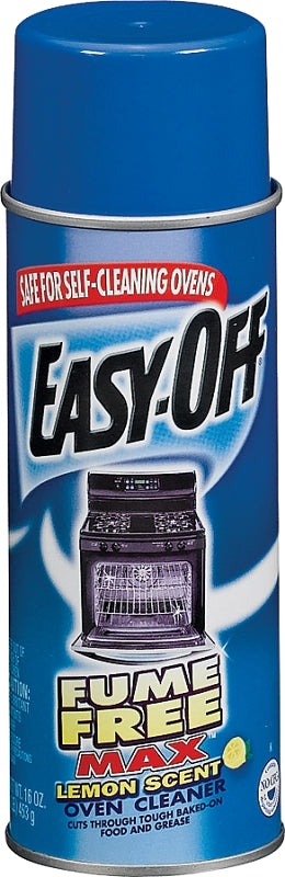 EASY-OFF 6233887977 Oven Cleaner, 14.5 oz Aerosol Can, Liquid, Lemon, White