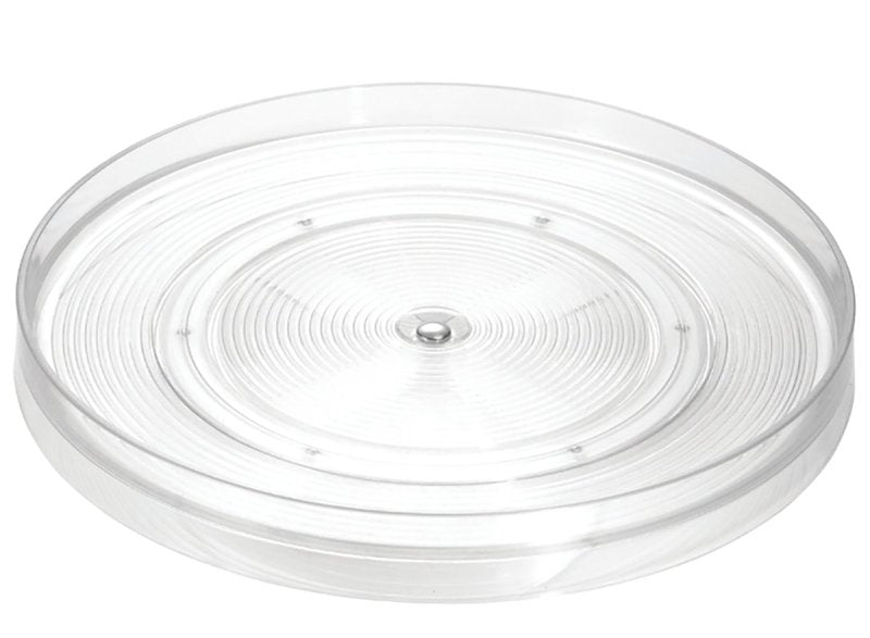 Interdesign 54030 Turntable, Plastic, Clear