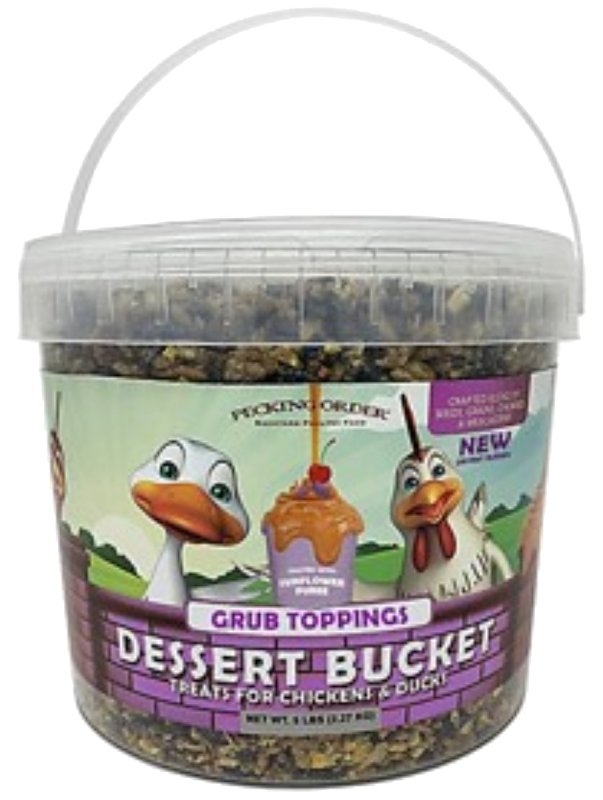 Pecking Order 9708 Dessert Grub Toppings, 5 lb Bucket