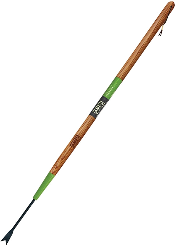 Ames 2942100 Forged Dandelion Weeder, Steel Blade, V-Notched Blade, Hardwood Handle