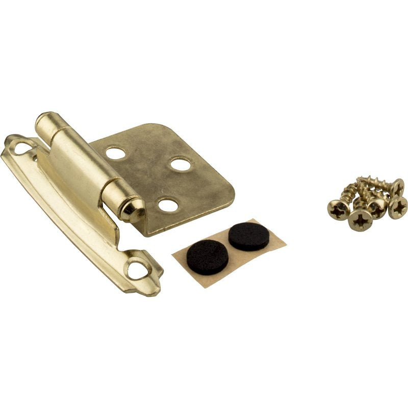 KasaWare KFHO-A-PB2 Hinge, Polished Brass, 2/PK