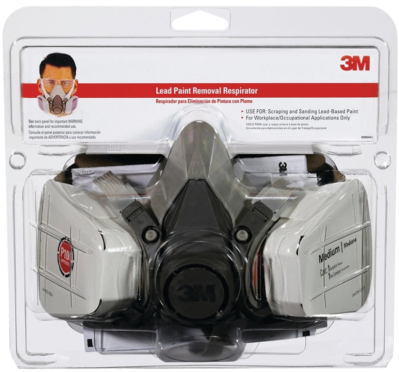 3M 62093HA1-C Valved Paint Removal Respirator, 99.97 % Filter Efficiency, Dual Cartridge