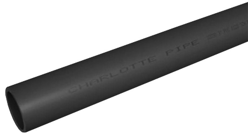 Charlotte Pipe PVC 10012 0600 Pipe, 1-1/4 in, 20 ft L, SCH 80 Schedule, PVC, Gray