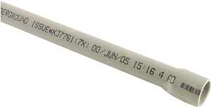 JM Eagle 67454 Electrical Conduit, 3/4 in, 10 ft L, SCH 40, PVC, Gray
